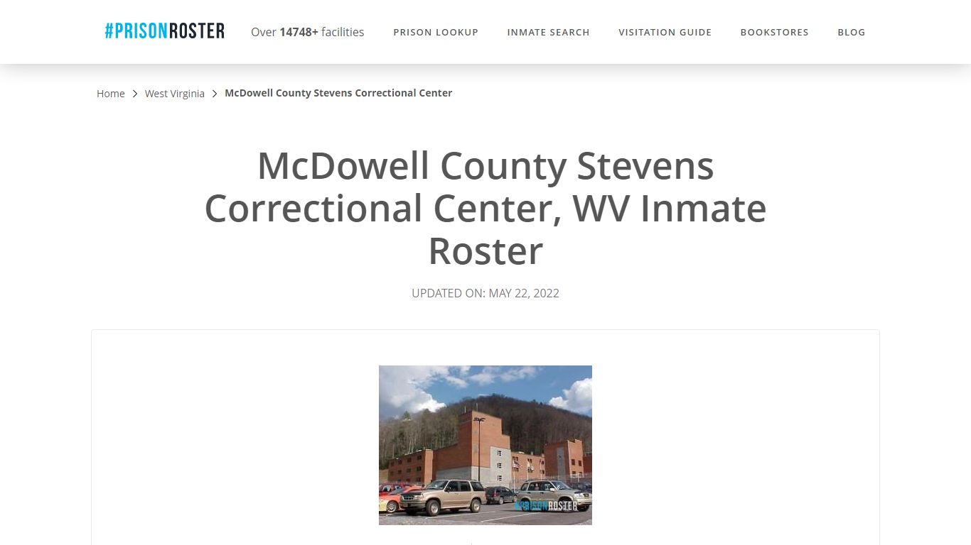 McDowell County Stevens Correctional Center, WV Inmate Roster